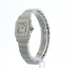 Ladies Cartier Santos 1565 Steel case with White dial