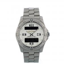 Gents Breitling Aerospace Avantage E7936210 Titanium case with Silver dial