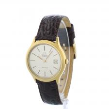 Gents Omega MegaQuartz 192.0027 G/P case with Silver dial