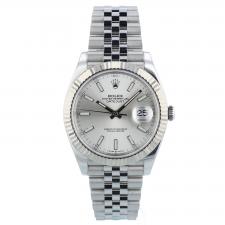 Gents Rolex Datejust 41 126334 Stainless Steel case with Silver dial
