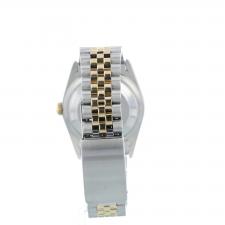 Gents Rolex DateJust 16233 18ct Yellow Gold Stainless Steel case with Gilt Tapestry dial