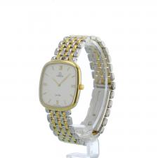 Gents Omega DeVille  Gold Plated   Stainless Steel case with Cream dial