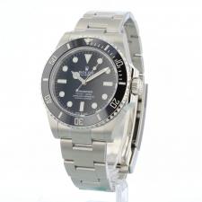 Gents Rolex Submariner Non Date 124060 Steel case with Black dial