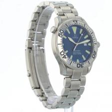 Gents Omega Seamaster 2265.80.00 Steel case with Electric Blue Wave dial
