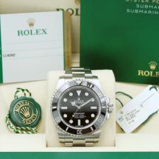 Gents Rolex Submariner Non Date 114060 Stainless Steel case with Black dial
