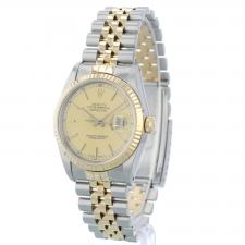 Gents Rolex DateJust 16233 18ct Yellow Gold   Stainless Steel case with Gilt dial