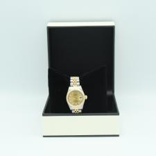 Ladies Rolex DateJust 69173 18ct Yellow Gold   Stainless Steel case with Champagne Diamond Set dial