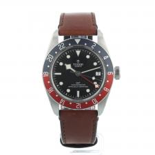 Gents Tudor Black Bay GMT 79830RB Steel case with Black dial