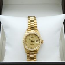Ladies Rolex Lady-Datejust 26 69178 18ct Yellow Gold case with Gilt and Diamond Jubilee dial