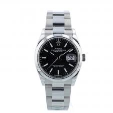 Gents Rolex Datejust 36 126200 Steel case with Black dial