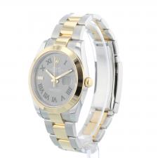 Gents Rolex Datejust 41 126303 18ct Yellow Gold   Stainless Steel case with Wimbledon dial
