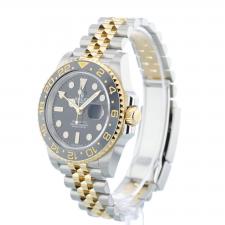Gents Rolex GMT Master II 126713GRNR 18ct Yellow Gold Stainless Steel case with Black dial