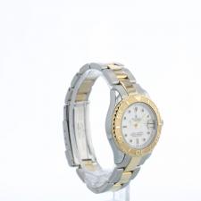 Ladies Rolex Yacht-Master 169623 18ct Yellow Gold   Stainless Steel case with White dial