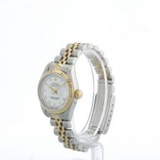 Ladies Rolex Datejust 69173 18ct Yellow Gold   Stainless Steel case with White dial