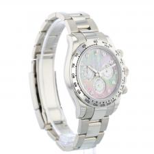 Gents Rolex Daytona 116509 18ct White Gold case with MOP Diamond dial