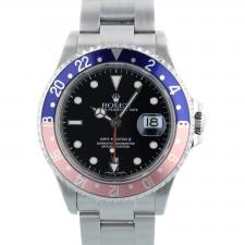 Gents Rolex GMT Master II 16710 Stainless Steel case with Black dial