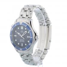Gents Omega Seamaster Diver 300 25418000 Stainless Steel case with Blue Wave dial