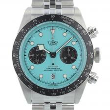 Gents Tudor Black Bay Chrono 79360N Steel case with Blue dial