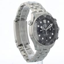 Gents Omega Seamaster Co-Axial 21030445101001 Steel case with Black Wave dial