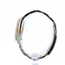 Gents Rolex Datejust 36 126281RBR 18ct Rose Gold   Stainless Steel case with Black Diamond Set  dial