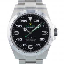 Gents Rolex Air King 126900 Steel case with Black dial