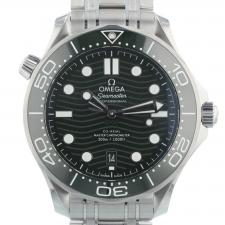 Gents Omega Seamaster 210.30.42.20.10.001 Steel case with Green Wave dial