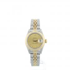 Ladies Rolex DateJust 69173 18ct Yellow Gold Stainless Steel case with Gilt dial
