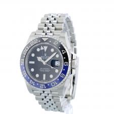 Gents Rolex GMT Master II 126710BLNR Stainless Steel case with Black dial