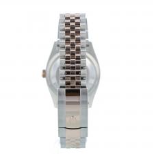 Gents Rolex DateJust 36 126231 18ct Rose Gold Stainless Steel case with Silver Fluted Motif dial