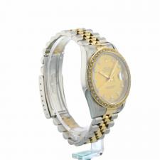 Gents Rolex Datejust 36 16233 18ct Yellow Gold   Stainless Steel case with Gilt Diamond dial