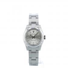 Ladies Rolex Oyster Perpetual 176200 Steel case with Silver dial