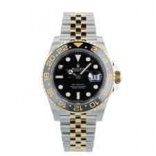 Gents Rolex GMT Master II 126713GRNR 18ct Yellow Gold Stainless Steel case with Black dial