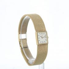 Ladies Omega Dress   9 CT case with Silver dial