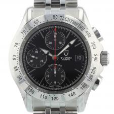 Gents Tudor Chronautic 79380 Steel case with Black dial