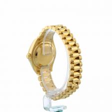 Ladies Rolex DateJust 279178 18 CT case with Gilt   Diamond dial
