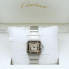 Ladies Cartier Santos Galbee W20056D6 Steel case with Silver dial
