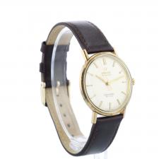 Gents Omega Seamaster De ville . 9 CT case with White dial