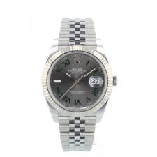 Gents Rolex Datejust 41 126334 Stainless Steel case with Wimbledon dial