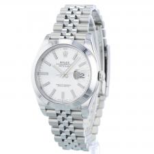 Gents Rolex Datejust 41 126300 Steel case with Silver dial