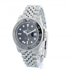Gents Rolex GMT Master II 126710GRNR Stainless Steel case with Black dial