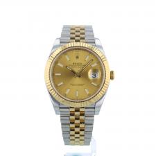 Gents Rolex Datejust 41 126333 18ct Yellow Gold   Stainless Steel case with Gilt dial