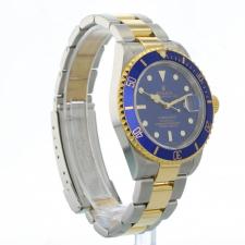 Gents Rolex Submariner Date 16613 18ct Yellow Gold   Stainless Steel case with Blue dial