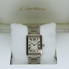Gents Cartier Tank Solo 3169 Steel case with Silver dial