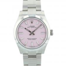 Ladies Rolex Oyster Perpetual 31 277200 Steel case with Candy Pink dial
