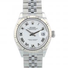 Ladies Rolex DateJust  279174 Steel case with White dial