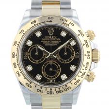 Gents Rolex Daytona 116503 18ct Yellow Gold   Stainless Steel case with Black Diamond dial