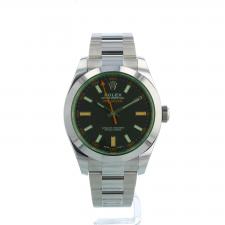 Gents Rolex Milgauss 116400GV Steel case with Black dial