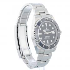 Gents Rolex Submariner Non Date 124060 Steel case with Black dial