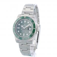 Gents Rolex Submariner Date 116610LV Steel case with Green dial
