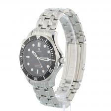 Gents Omega Seamaster 21230416101001 Steel case with Black Wave dial